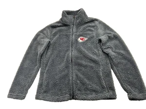 NFL Juniors Collection Kansas City Chief Football Meduim 7/9 Gray Sweatshirt - Picture 1 of 5