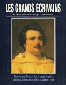 Les GRANDS ECRIVAINS tome 1 : ARAGON - BALZAC - BAUDELAIRE - BYRON +1991 CFL - Picture 1 of 1