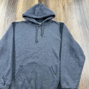 Sudadera con Capucha Russell Vintage Para Hombres XL Gris Sudadera en Blanco Y2K Años 90 Pullover Suéter - Imagen 1 de 11