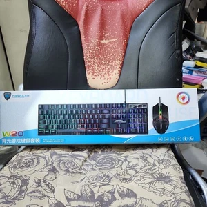 Friwol Backlit RGB Mouse and Keyboard for Gaming And Office Work - Picture 1 of 7