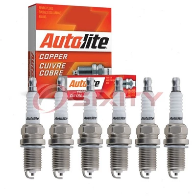 6 bujías Autolite núcleo de cobre para Hyundai XG300 2001 encendido pw Foto 1 de 4