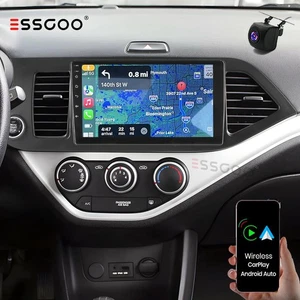 CarPlay For Kia Picanto 2012-2016 Car Stereo Radio Android14 GPS 4+64G WIFI AHD - Foto 1 di 12