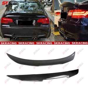 Fits BWM M3 E92 2008-2013 Dry Carbon Fiber/Carbon Fiber Rear Trunk Spoiler Wing - Foto 1 di 26