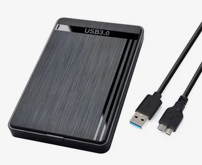 Externes Festplattengehäuse 2.5 Zoll USB 3.0  USB SATA HDD SSD Case Gehäuse - Bild 1 von 2