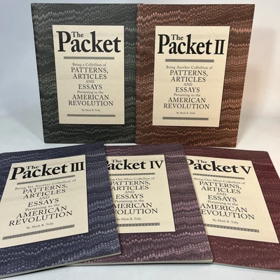 THE PACKET -PATTERNS Articles Essays  Mark R. Tully American Revolution 5 vols - Image 1 of 4