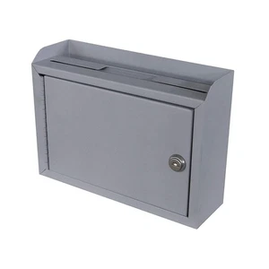 GRAINGER APPROVED 2KEK1 Suggestion Box,Steel,Gray,3 in. D 2KEK1 - Picture 1 of 1