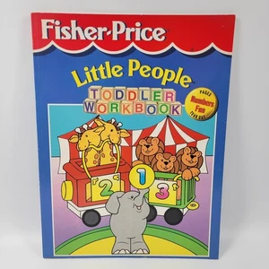 Vintage Fisher Price Little People Kleinkind Arbeitsbuch Zahlen lernen Seiten ausreißen - Bild 1 von 7