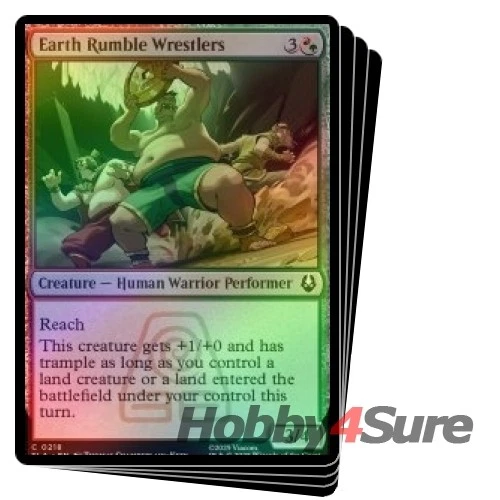 Foil Presale Earth Rumble Wrestlers X4 M/NM Magic MTG Avatar: The Last Airbender - Image 1 of 1