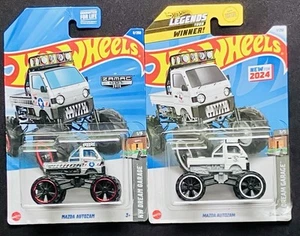 Hot Wheels 2025 Mazda Autozam ZAMAC e Bonus linea principale bianca - Foto 1 di 3