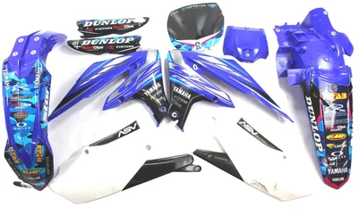 Yamaha YZ250F 2020 guardabarros de plástico con gráficos  Foto 1 de 4