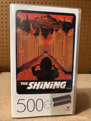 The Shining 500Pc Cardinal Puzzle Blockbuster VHS Case Overlook Hotel Nicholson - Image 1 of 4