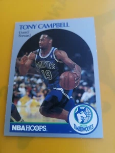 Carte Collection Nba Hoops Minesota Timberwolves #185 Tony Campbell - Picture 1 of 2