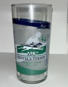 2002 Kentucky Derby Churchill Downs Tumbler Glass 128th Running Horse Racing - Picture 1 of 7
