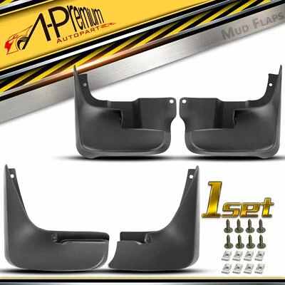 Protectores contra salpicaduras guardabarros para Toyota Sienna 2004-2010 sin estribo delantero trasero Foto 1 de 4