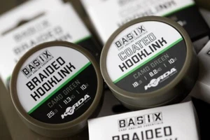 Korda BASIX BRAIDED Hooklink 10m All Sizes NOT COATED - Picture 1 of 13