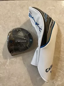 New Callaway Paradym Ai Smoke MAX 9 Degree Driver Head LH Left w/ Headcover - Picture 1 of 5