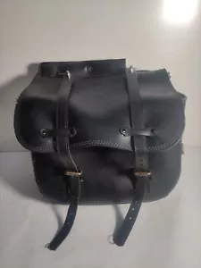 BORSA MOTO LATERALE IN PELLE - Bild 1 von 9