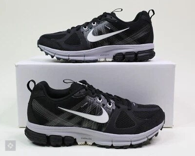 Nike Air Zoom Pegasus 28 Trail Black White Shoes Women's Size 7.5 (447841-010) - Image 1 of 4