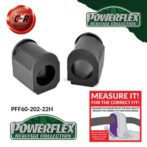 Powerflex Heritage Anteriore o ,IN Spazzole 22mm per Clio I + 16v 90-98 - Picture 1 of 12