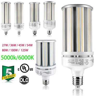 LED Corn Retrofit Bulb Light E39 Base For Warehouse Factory Garage Office Store - Image 1 of 4