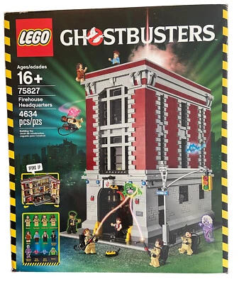 Lego 2016 GHOSTBUSTERS FIREHOUSE HEADQUARTERS 4634 pc Venkman_75827_NRFB Sealed! - Image 1 of 4