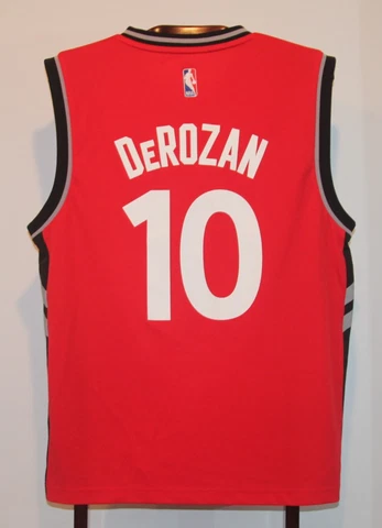 ADIDAS DEMAR DEROZAN 2017 TORONTO RAPTORS BASKETBALL JERSEY MEDIUM Cover