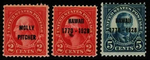 US.# 646- 647-648 CONJUNTO CONMEMORATIVO DE 1928 - OGLH - EN MUY BUEN ESTADO - $16.00 (E#164) - Imagen 1 de 1