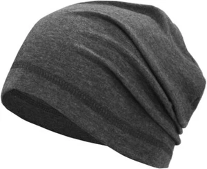 Lightweight Cotton Beanie, Summer Skull Caps, Breathable Thin Sleep Hats for Run - Picture 1 of 7