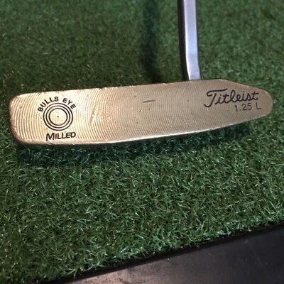 Titleist Bulls Eye Milled Golf Putter Model 1.25 L  35” Golf Pride Grip Classic - Image 1 of 4