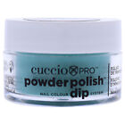Cuccio Colour Pro Powder Polish Nail Colour Dip System - Jade Green Nail Powder
