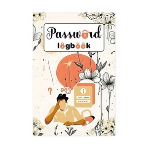 Password Book Internet Password Log Book Password Notebook - Picture 1 of 8