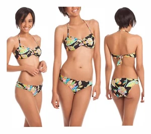 Neu mit Etikett $ 152 Trina Turk Tahiti Größe 8 Bandeau-Top & Größe 6 gerafftes Unterteil - Bild 1 von 6