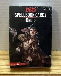 Dungeons & Dragons Spellbook Cards - Druid - Wizards of the Coast - Brand New - Picture 1 of 3