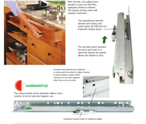 Grass Elite Plus, Stil 7523-19 250/240 (9 7/16") Schubladenschienen (paarweise erhältlich) - Bild 1 von 1