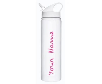 Personalised Insulated Bottle with Straw Inspired Fitness Love Custom!!! - Image 1 of 4