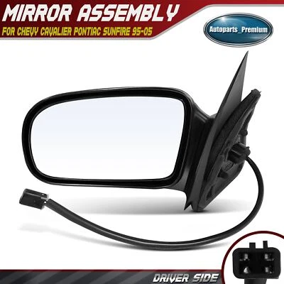 Driver Side Power Mirror for Chevrolet Cavalier Pontiac Sunfire 1995-2005 Coupe - Image 1 of 4
