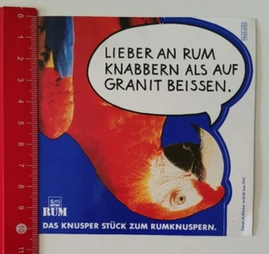 Aufkleber/Sticker: Ritter Sport Rum - Lieber an Rum knabbern (08051754) - Bild 1 von 1