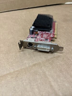 Dell KJ334 128MB ATI Radeon X1300 PCI-E DVI Video Graphics Card 109-A77131-20 - Image 1 of 3