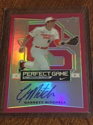 GARRETT MITCHELL 2016 Leaf Perfect Game Autograph #19/20 1st Rd BREWERS UCLA - Image 1 of 4