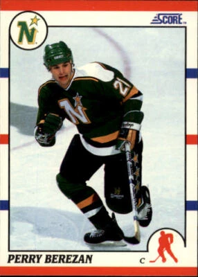 1990-91 Score #379 Perry Berezan RC - Image 1 of 2