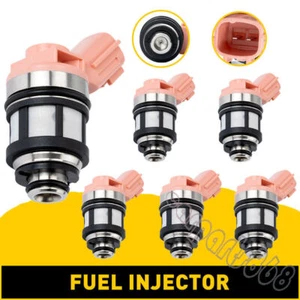 1996-2004 NEW 6 Pcs Fuel Injectors For Nissan Frontier Pathfinder Xterra 3.3L - Picture 1 of 8