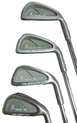 Square Two LPGA Total Match Plus Golf Iron Set 3-6  Ladies RH Steel (4 Irons) GC - Image 1 of 4
