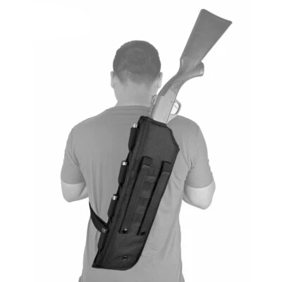 Outdoor Tactical Molle Shotgun Scabbard Bag Rifle Scabbard 19 inches Black - Image 1 of 4