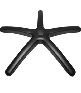 Base per sedia da ufficio di ricambio resistente - 28" alluminio nero - S4180-2 - Foto 1 di 3