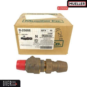 Lot of 10 Mueller 1" Ball Corp Valves & Couplings CC x CS CTS Insta-Tite B25006 - Picture 1 of 10
