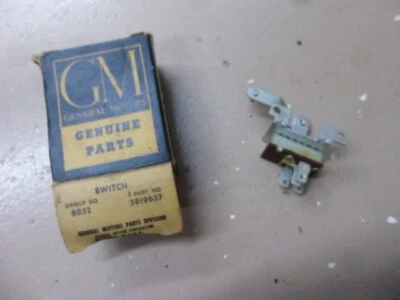 3819637 NOS GM Heater Fan Switch 1963 Chevrolet Passenger Impala Bel Air Biscayn - Image 1 of 4