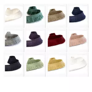 Costume sedia imbottitura 14 colori 30 mm fini finitura intrecciata frange fini ACQUISTA 2,4,6+ - Foto 1 di 17