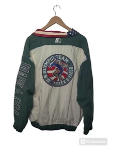 Vintage Starter Jacket Windbreaker USA Olympic Track & Field Team Logo - Picture 1 of 6