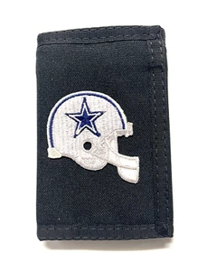 NFL Dallas Cowboys Nylon Trifold Wallet with stiched logo - Picture 1 of 3