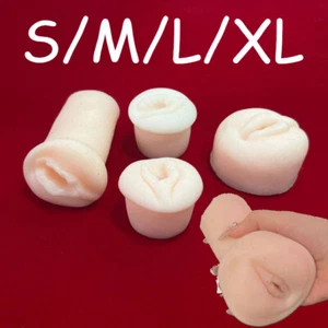 4 Size Realistic Dount Soft Silicone Universal Penis Pump Replacement Sleeve 💥 - Picture 1 of 45